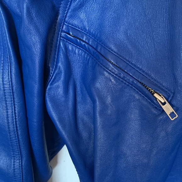 Michael Hoban for North Beach Leather Moto Jacket - size 3/4 - Picture 4 of 10